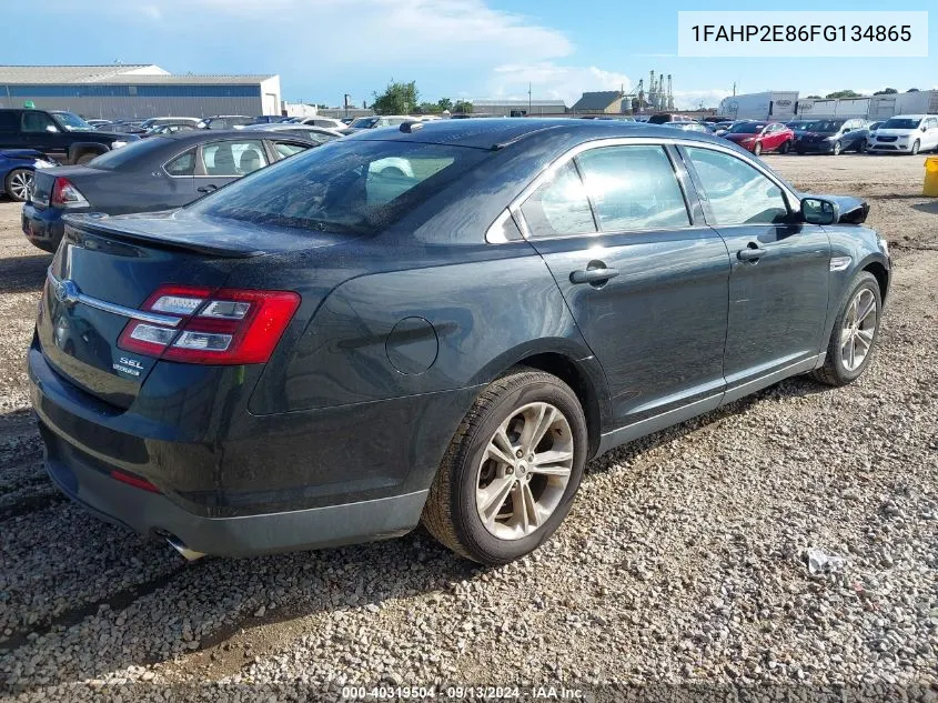 2015 Ford Taurus Sel VIN: 1FAHP2E86FG134865 Lot: 40319504