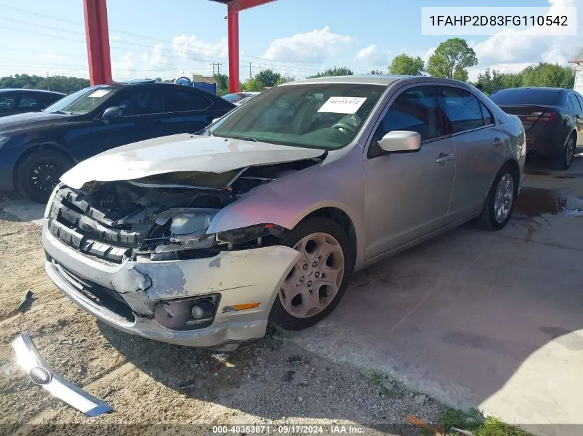 1FAHP2D83FG110542 2015 Ford Taurus Se