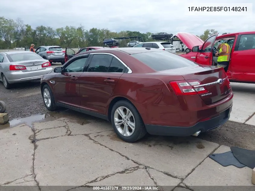 2015 Ford Taurus Sel VIN: 1FAHP2E85FG148241 Lot: 40357079