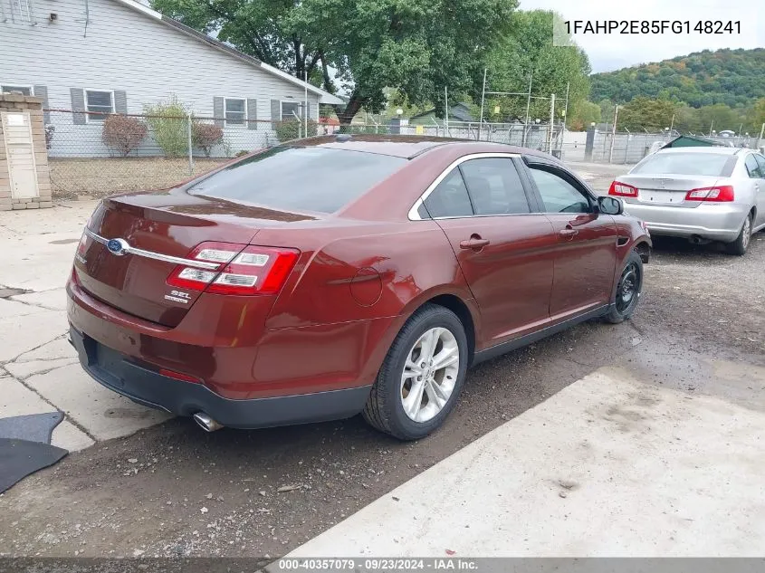 2015 Ford Taurus Sel VIN: 1FAHP2E85FG148241 Lot: 40357079