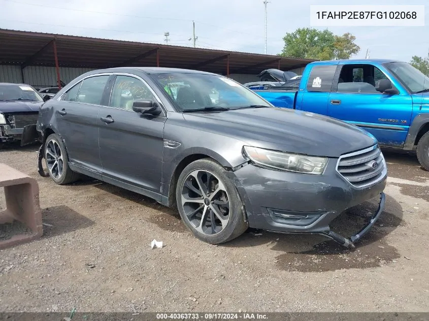 2015 Ford Taurus Sel VIN: 1FAHP2E87FG102068 Lot: 40363733