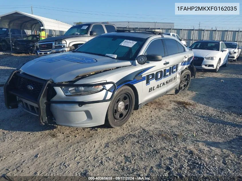 1FAHP2MKXFG162035 2015 Ford Taurus Police Interceptor