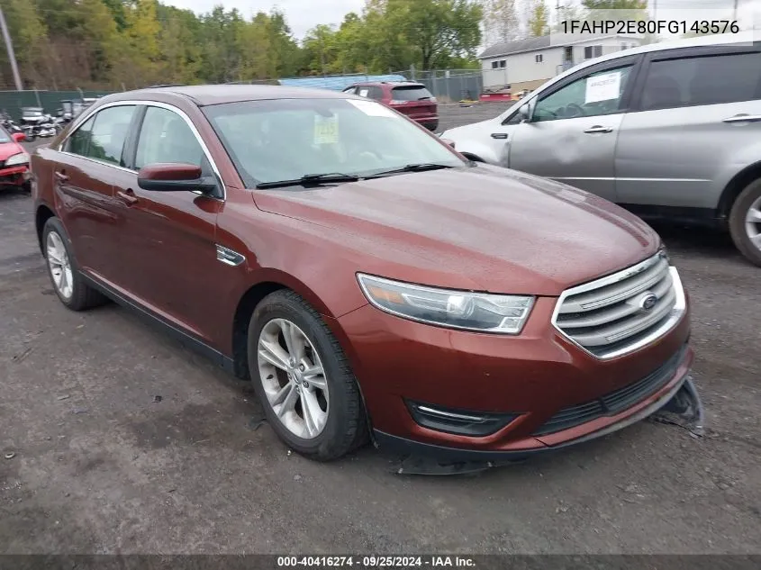 1FAHP2E80FG143576 2015 Ford Taurus Sel