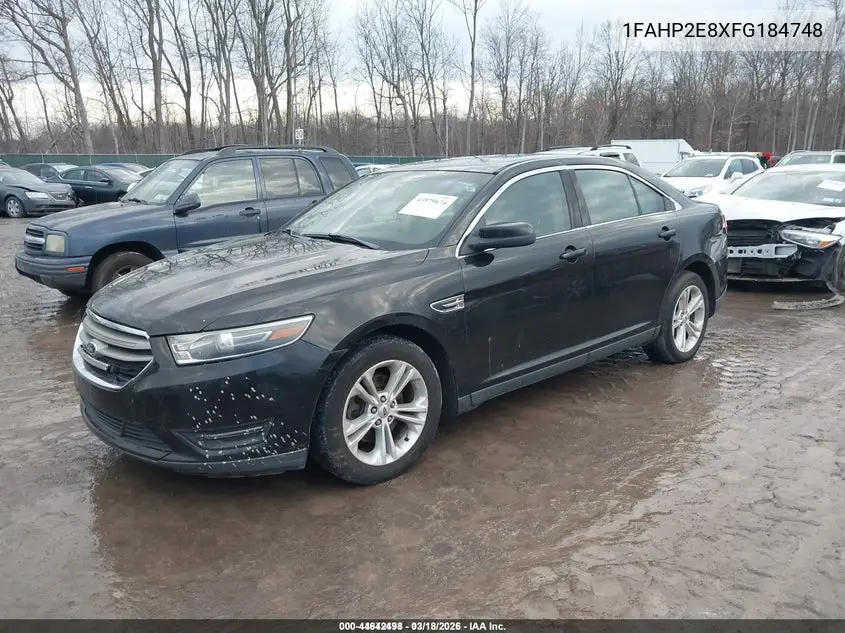 1FAHP2E8XFG184748 2015 Ford Taurus Sel