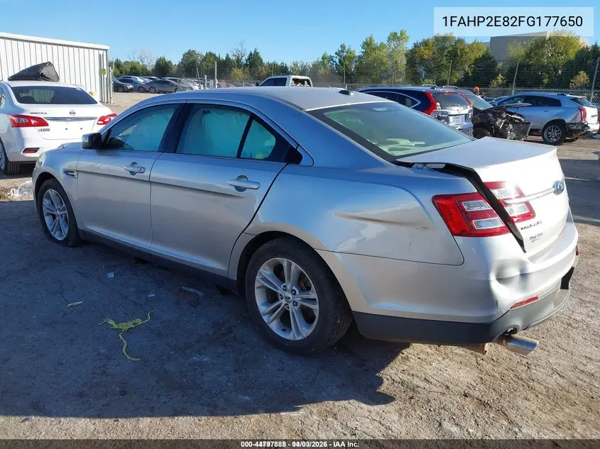 1FAHP2E82FG177650 2015 Ford Taurus Sel