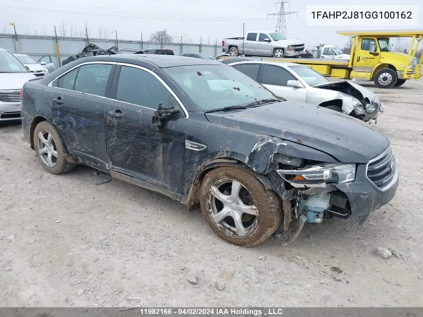 2016 Ford Taurus Limited VIN: 1FAHP2J81GG100162 Lot: 11982166