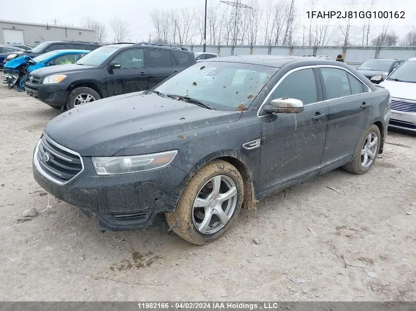 2016 Ford Taurus Limited VIN: 1FAHP2J81GG100162 Lot: 11982166