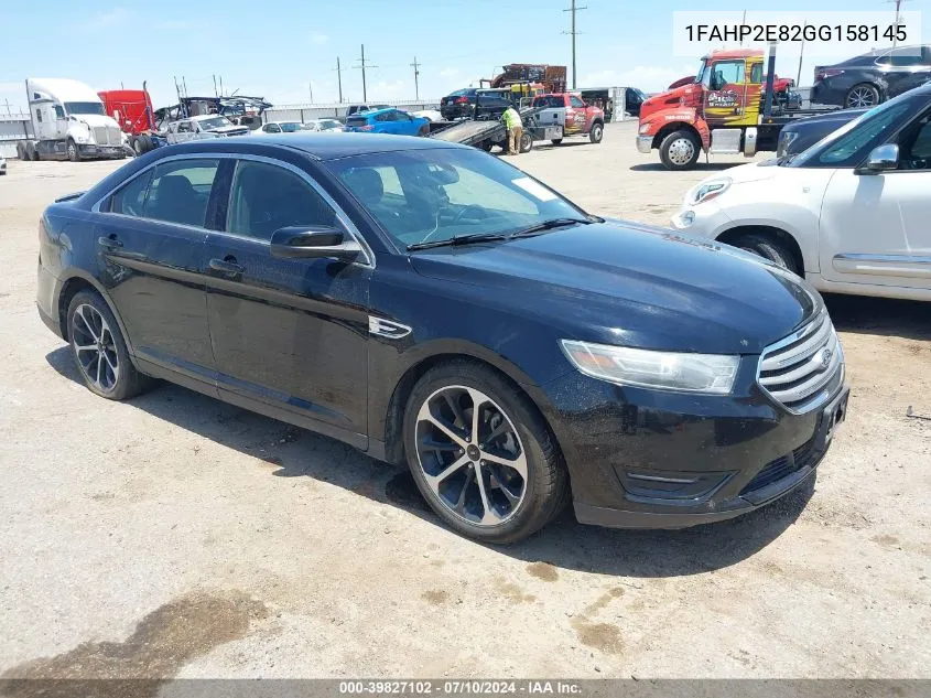 1FAHP2E82GG158145 2016 Ford Taurus Sel