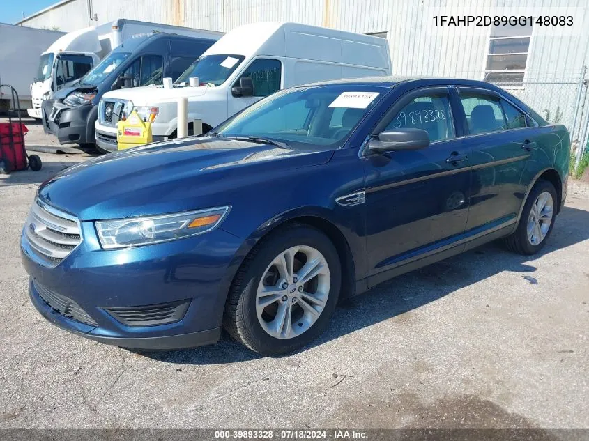 1FAHP2D89GG148083 2016 Ford Taurus Se