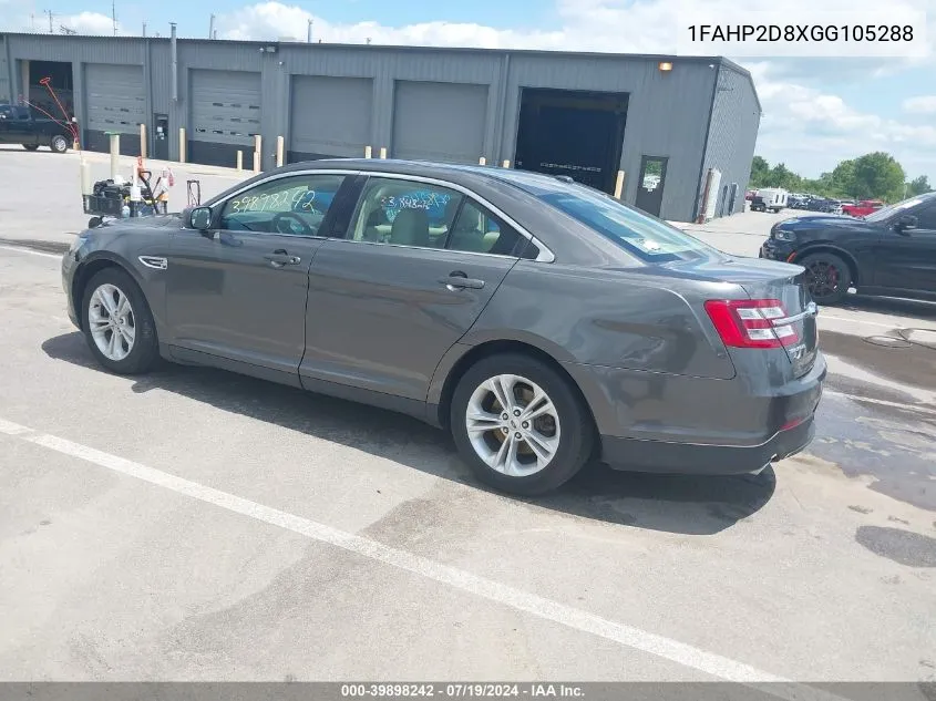 1FAHP2D8XGG105288 2016 Ford Taurus Se