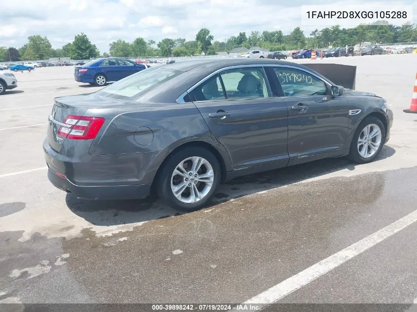 1FAHP2D8XGG105288 2016 Ford Taurus Se