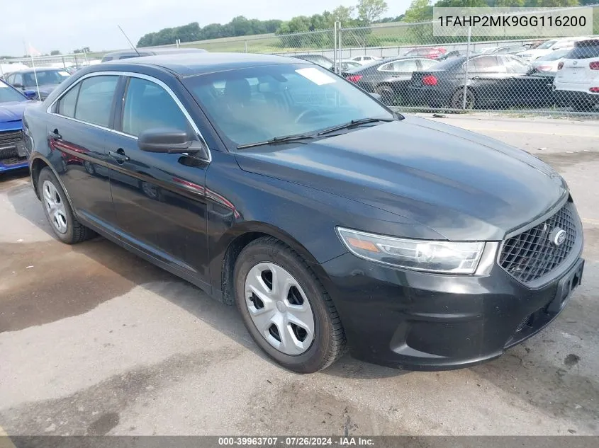 1FAHP2MK9GG116200 2016 Ford Taurus Police Interceptor