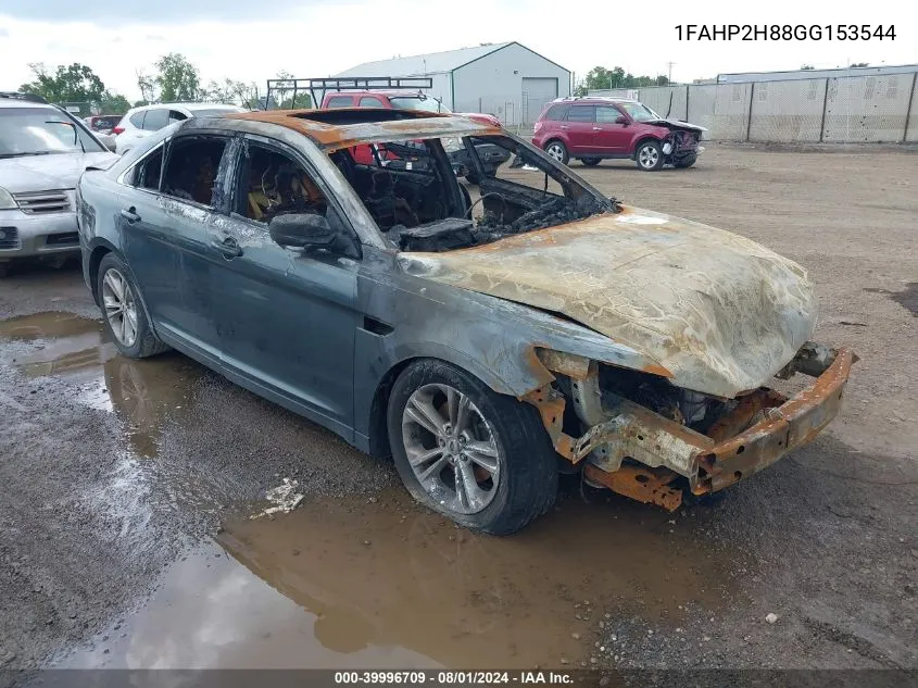 2016 Ford Taurus Sel VIN: 1FAHP2H88GG153544 Lot: 39996709