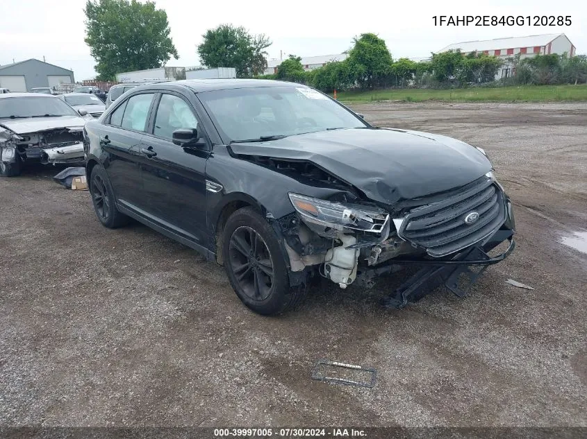 2016 Ford Taurus Sel VIN: 1FAHP2E84GG120285 Lot: 39997005