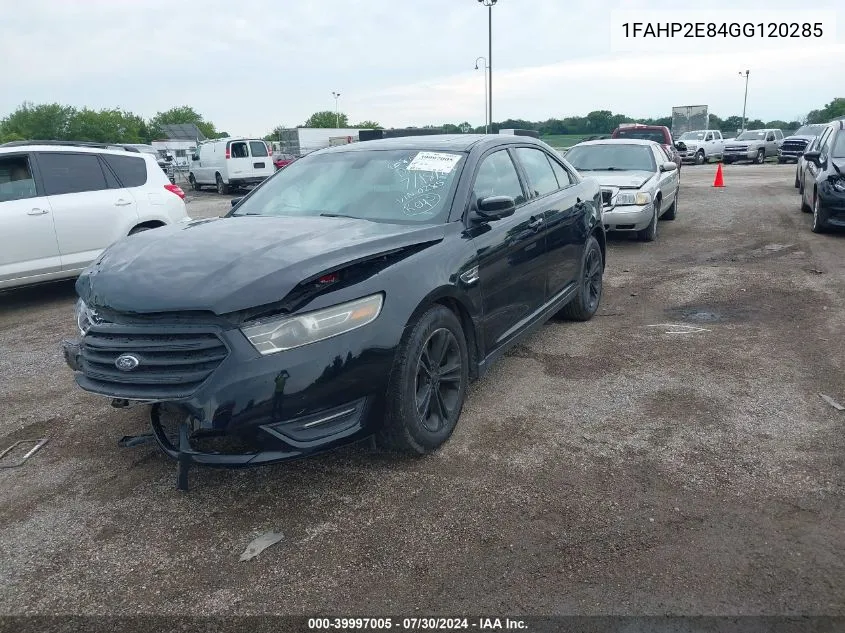 2016 Ford Taurus Sel VIN: 1FAHP2E84GG120285 Lot: 39997005