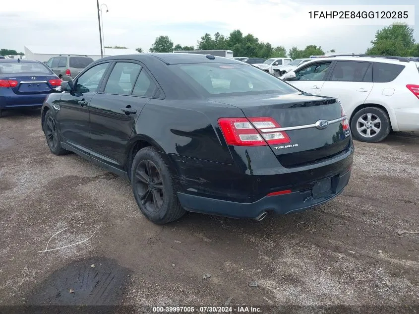 2016 Ford Taurus Sel VIN: 1FAHP2E84GG120285 Lot: 39997005