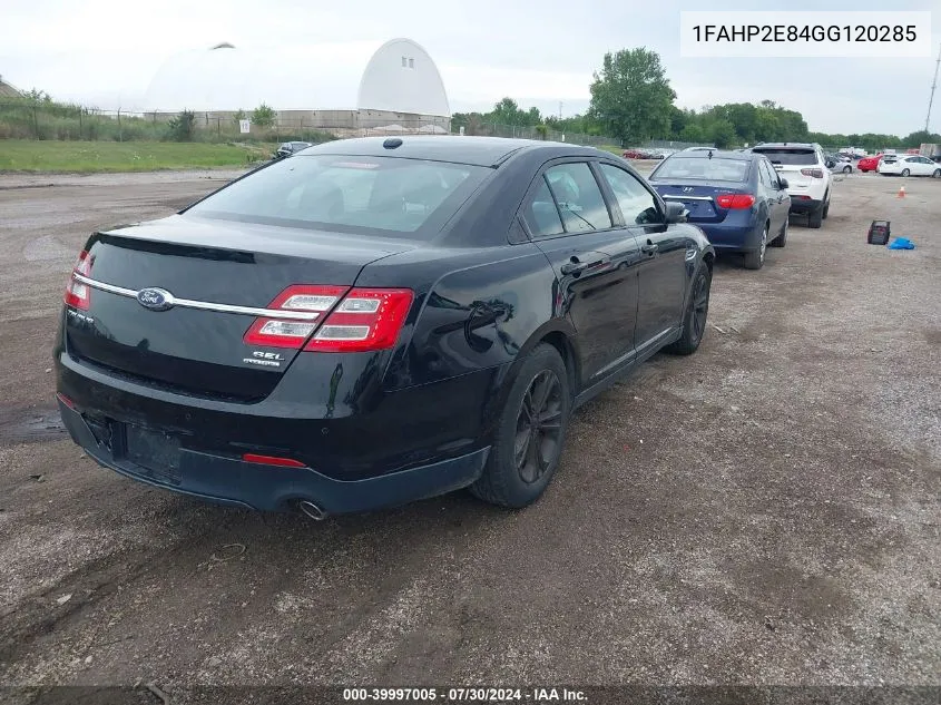 2016 Ford Taurus Sel VIN: 1FAHP2E84GG120285 Lot: 39997005