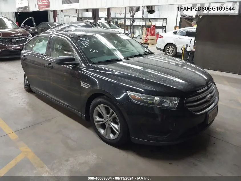 1FAHP2D80GG109544 2016 Ford Taurus Se