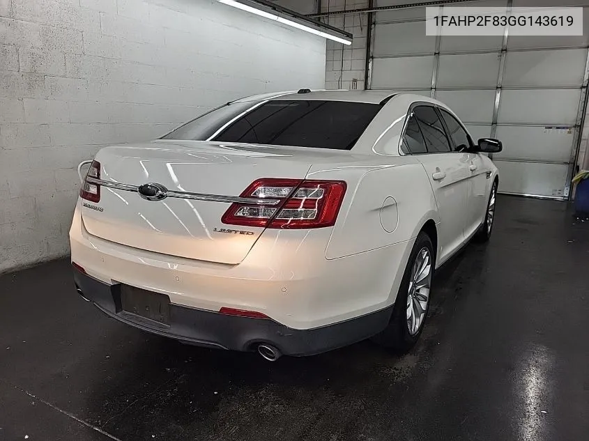 1FAHP2F83GG143619 2016 Ford Taurus Limited