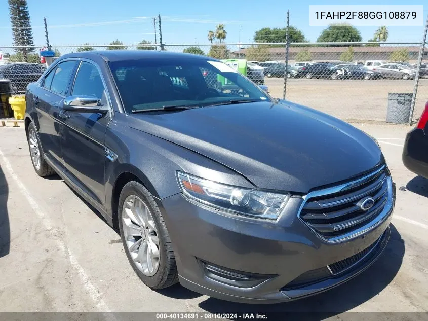 2016 Ford Taurus Limited VIN: 1FAHP2F88GG108879 Lot: 40134691