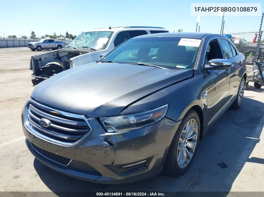 2016 Ford Taurus Limited VIN: 1FAHP2F88GG108879 Lot: 40134691