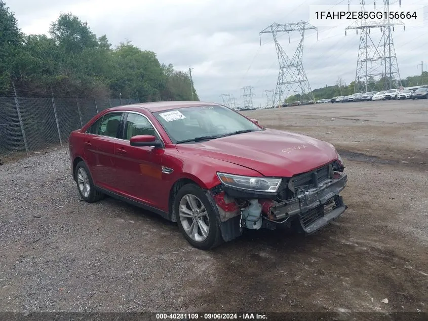 1FAHP2E85GG156664 2016 Ford Taurus Sel