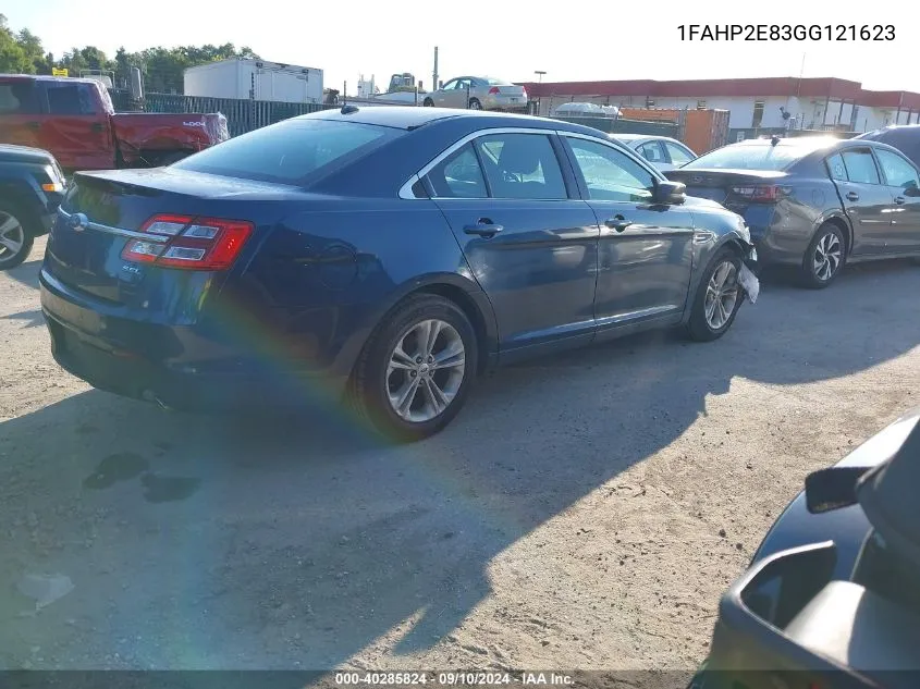 1FAHP2E83GG121623 2016 Ford Taurus Sel