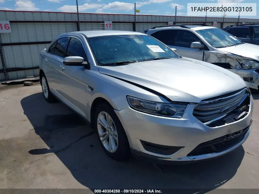 1FAHP2E82GG123105 2016 Ford Taurus Sel