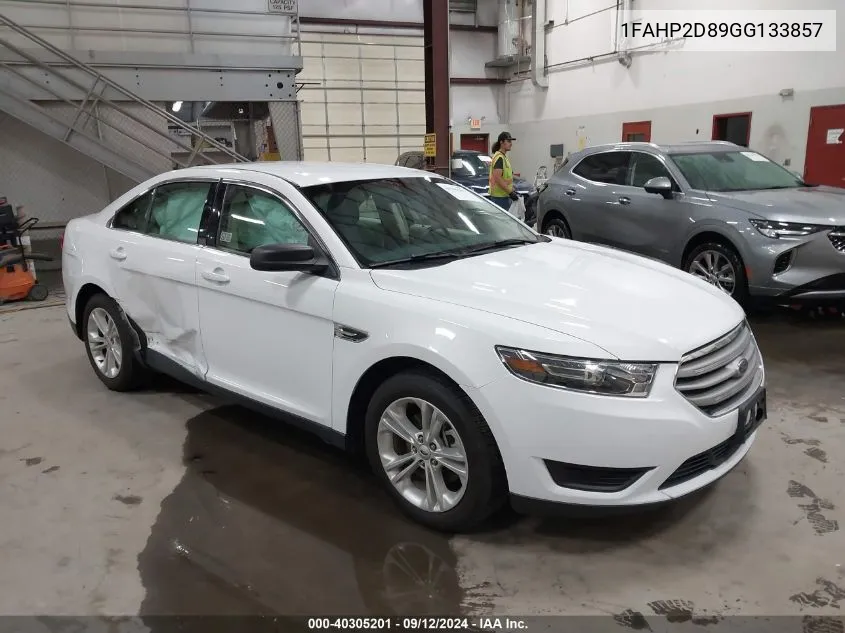 1FAHP2D89GG133857 2016 Ford Taurus Se