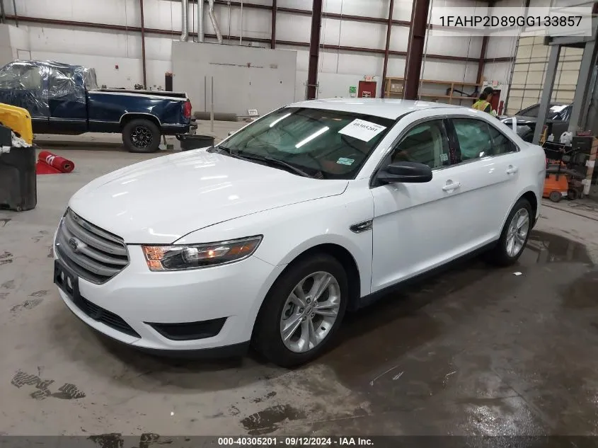 1FAHP2D89GG133857 2016 Ford Taurus Se