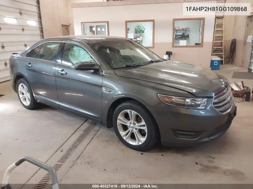 1FAHP2H81GG109868 2016 Ford Taurus Sel