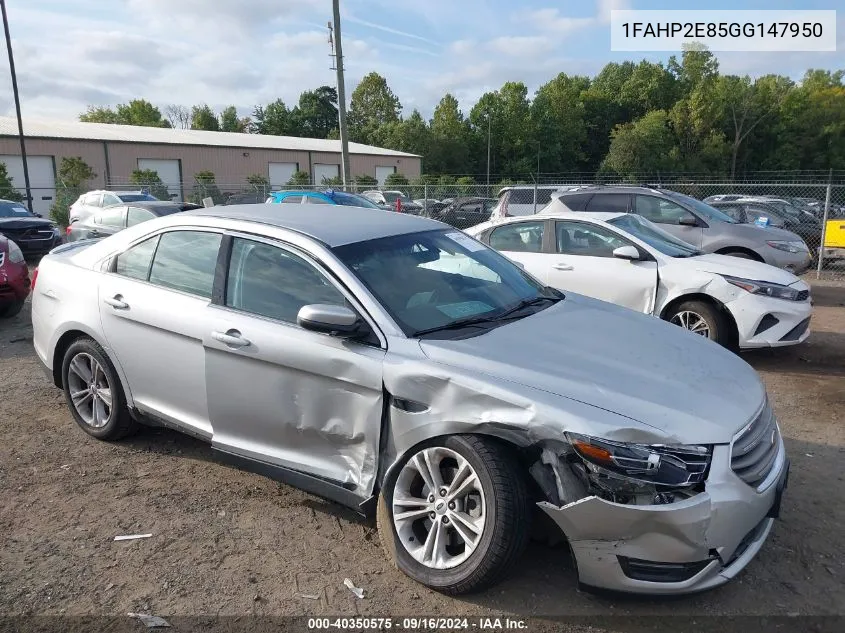 1FAHP2E85GG147950 2016 Ford Taurus Sel