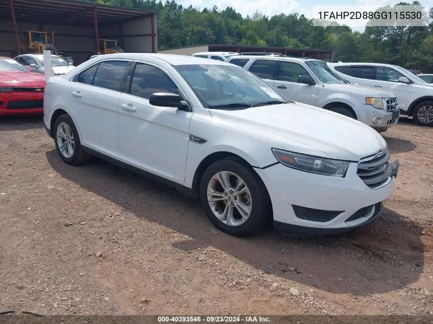 1FAHP2D88GG115530 2016 Ford Taurus Se