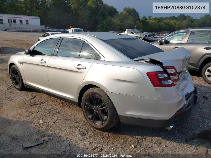 2016 Ford Taurus Se VIN: 1FAHP2D88GG102874 Lot: 40423677