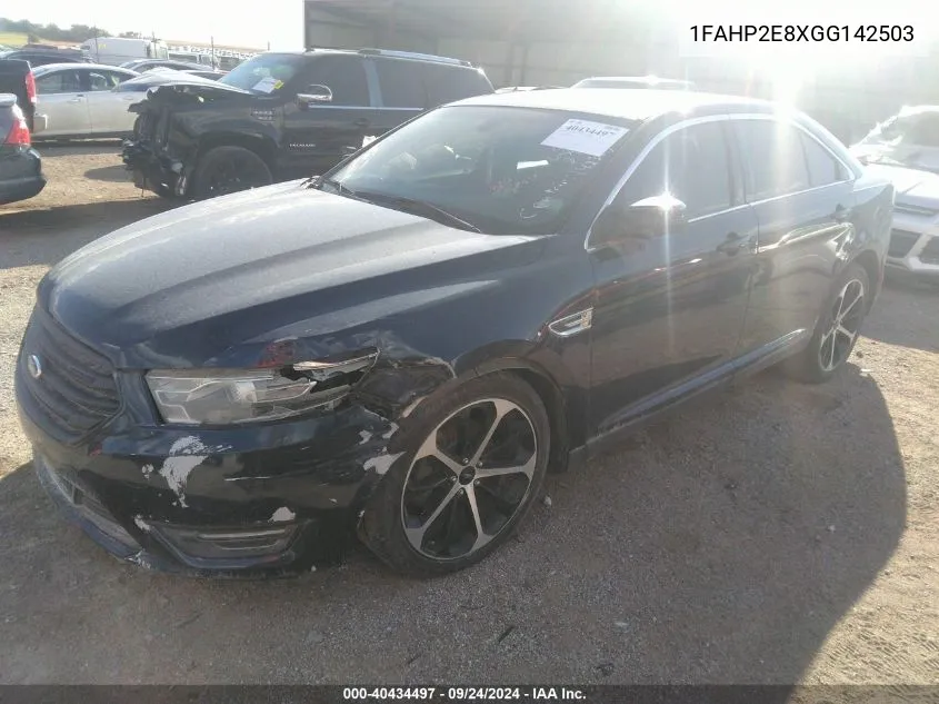 2016 Ford Taurus Sel VIN: 1FAHP2E8XGG142503 Lot: 40434497