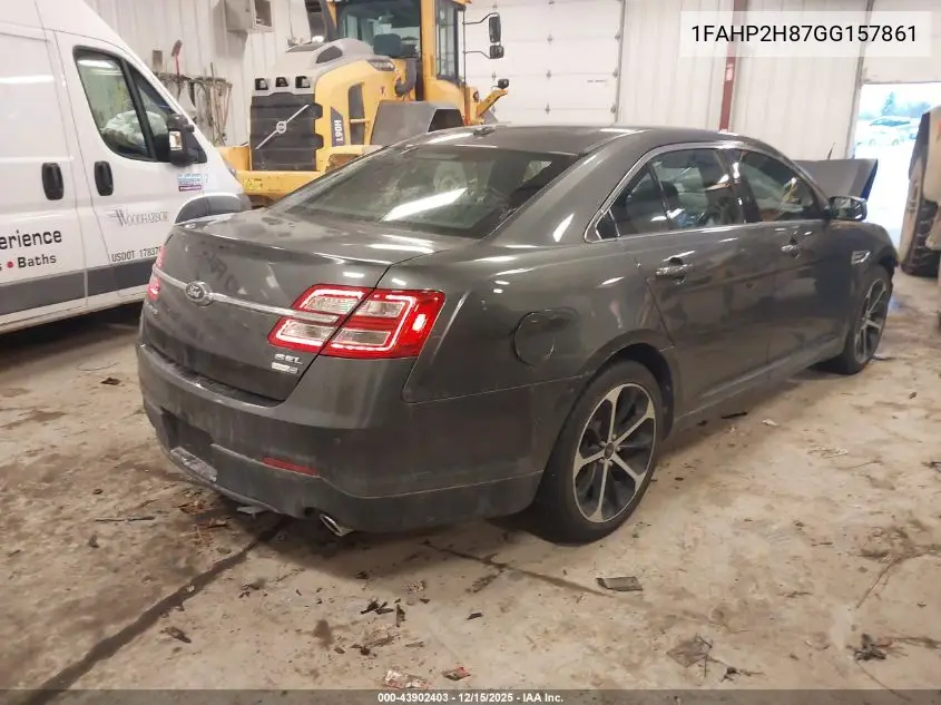 1FAHP2H87GG157861 2016 Ford Taurus Sel