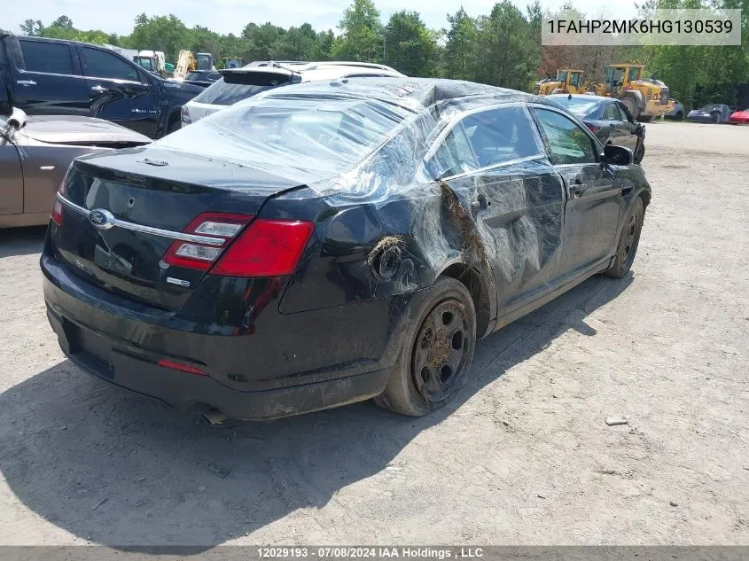 2017 Ford Taurus VIN: 1FAHP2MK6HG130539 Lot: 12029193