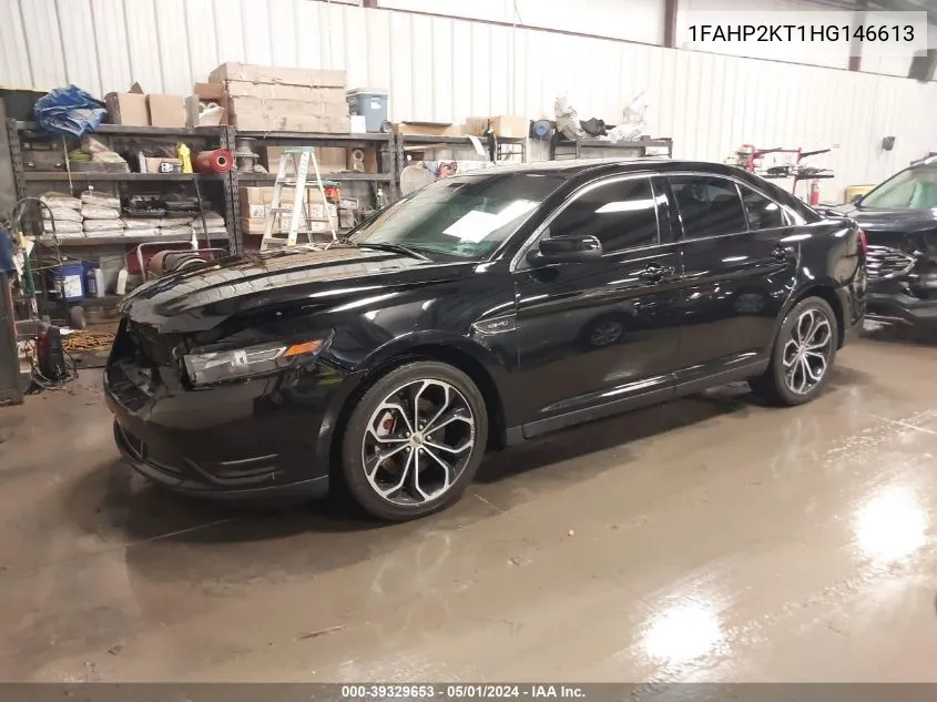 2017 Ford Taurus Sho VIN: 1FAHP2KT1HG146613 Lot: 39329653