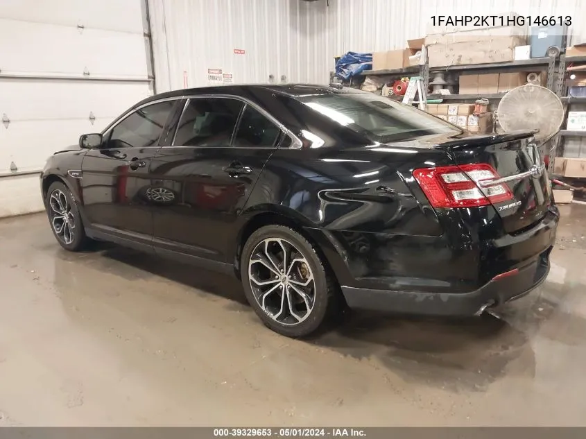 2017 Ford Taurus Sho VIN: 1FAHP2KT1HG146613 Lot: 39329653