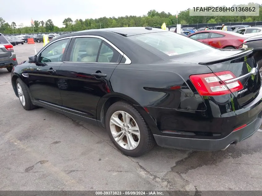 1FAHP2E86HG136862 2017 Ford Taurus Sel