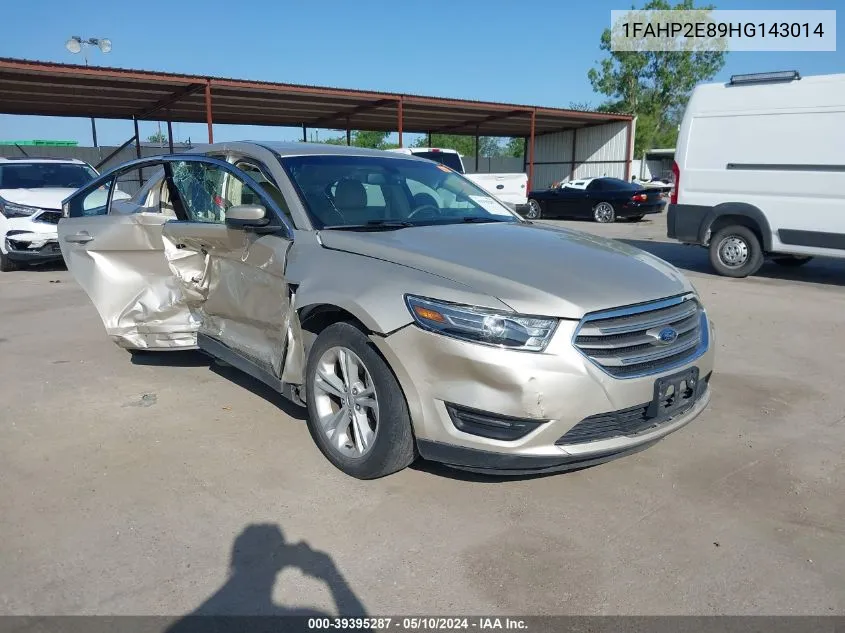 1FAHP2E89HG143014 2017 Ford Taurus Sel