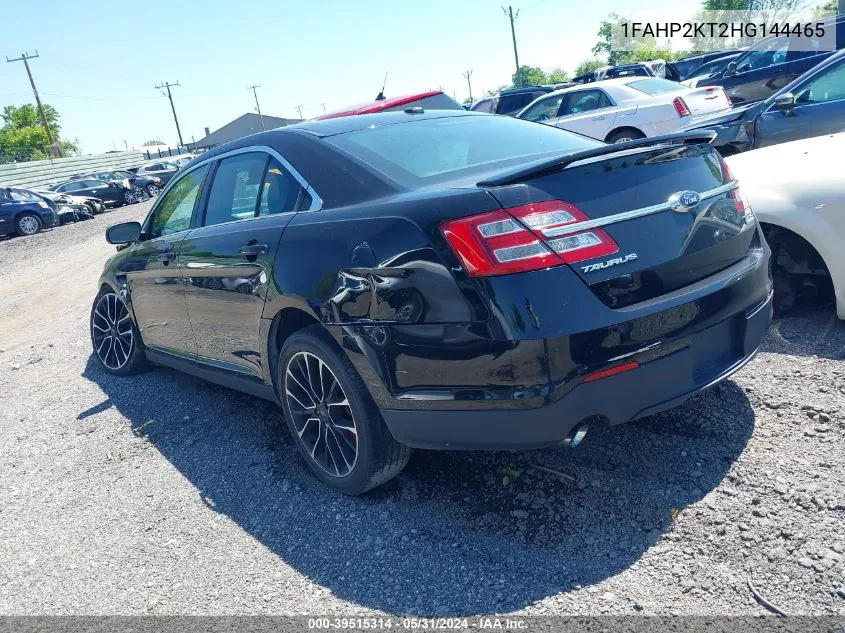 2017 Ford Taurus Sho VIN: 1FAHP2KT2HG144465 Lot: 39515314