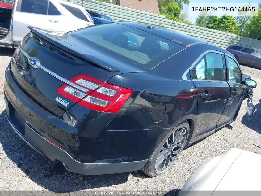 1FAHP2KT2HG144465 2017 Ford Taurus Sho