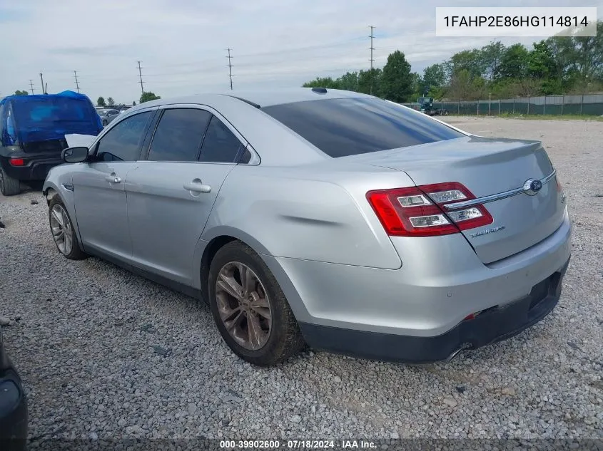 1FAHP2E86HG114814 2017 Ford Taurus Sel