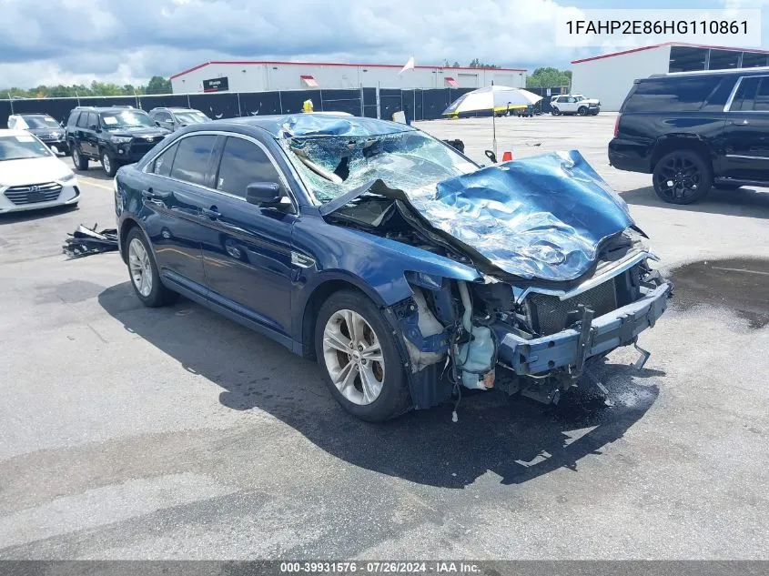 2017 Ford Taurus Sel VIN: 1FAHP2E86HG110861 Lot: 39931576