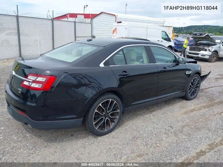 1FAHP2H89HG118044 2017 Ford Taurus Sel