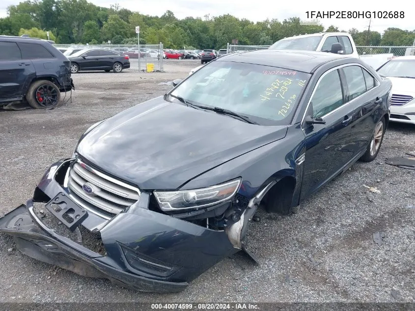 2017 Ford Taurus Sel VIN: 1FAHP2E80HG102688 Lot: 40074599