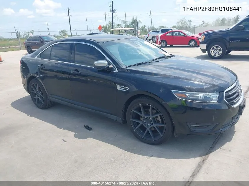 1FAHP2F89HG108441 2017 Ford Taurus Limited