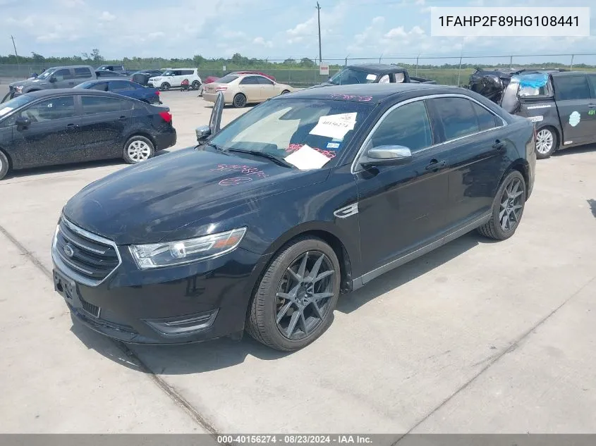 1FAHP2F89HG108441 2017 Ford Taurus Limited