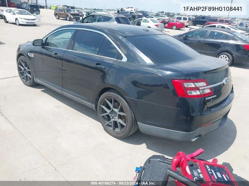 2017 Ford Taurus Limited VIN: 1FAHP2F89HG108441 Lot: 40156274